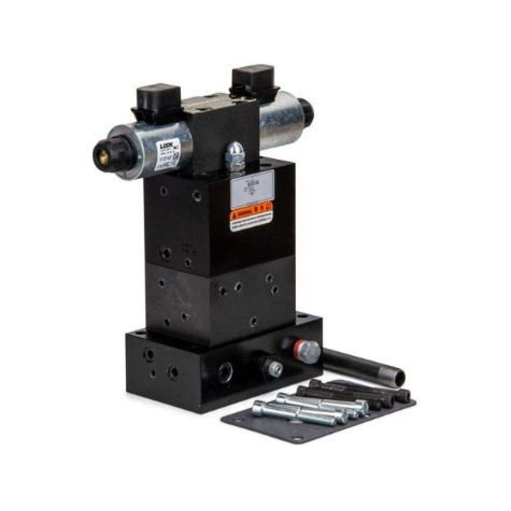 Enerpac VE33, Wegeventile für die Pumpenmontage, Elektrom. 24, 3/3-Wegeventil Mittelstellung