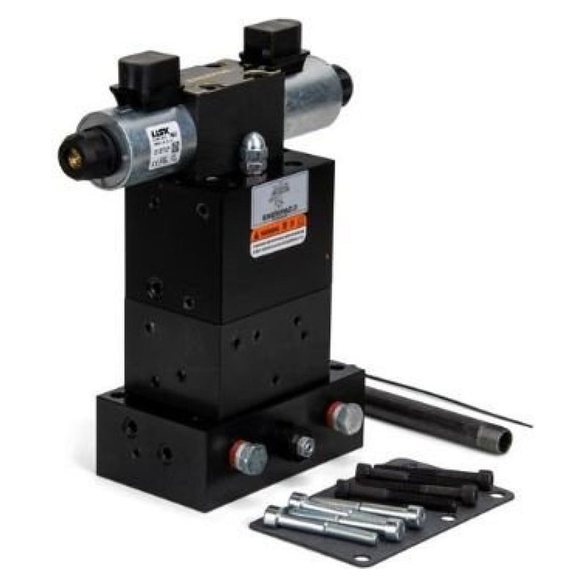 Directional Control Valve, Pump Mounted, Solenoid, 4-way 3-position, Tandem Center, Locking - Enerpac VE43