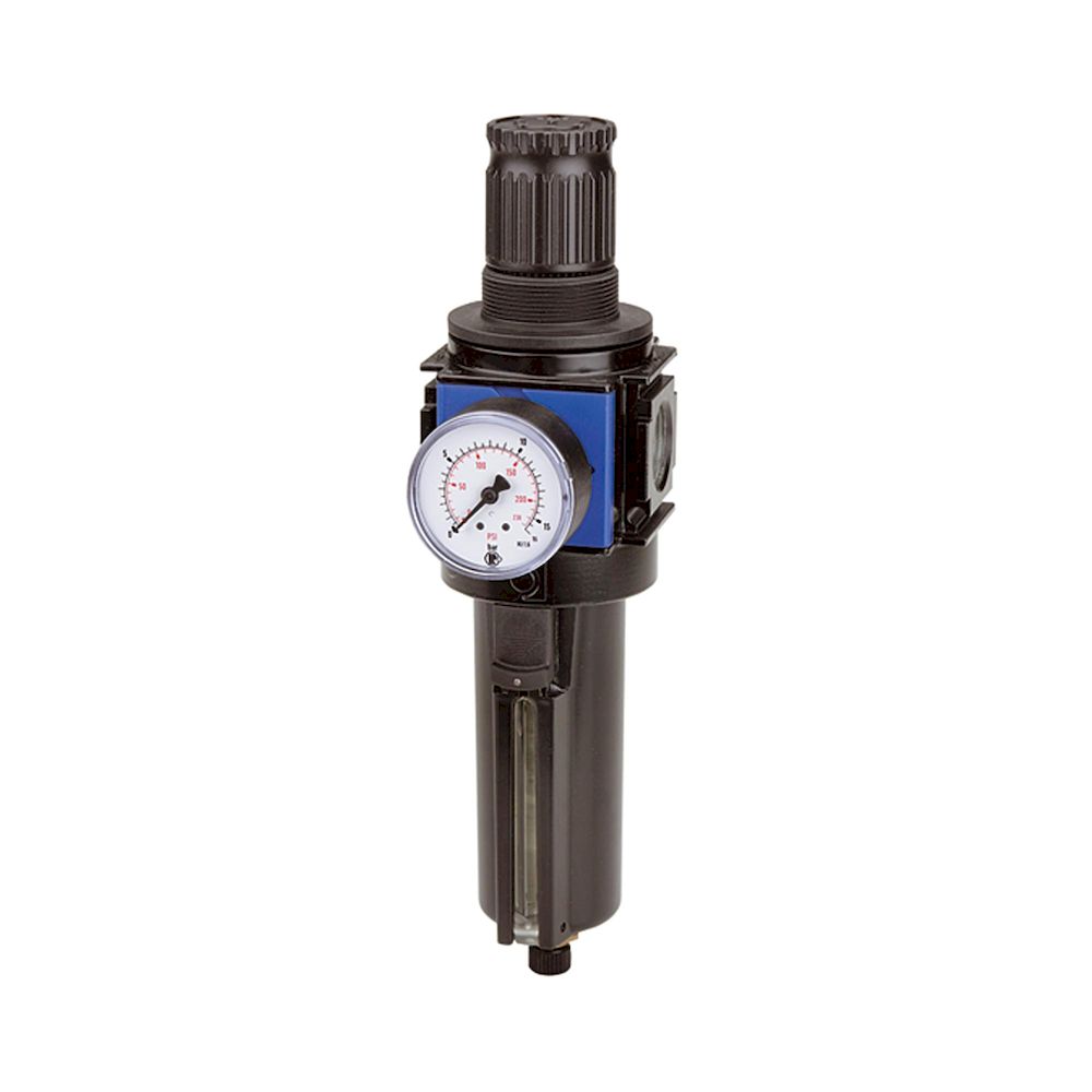 Riegler 125310.Filter regulator »variobloc« with metal container, Size 1, G 1/4