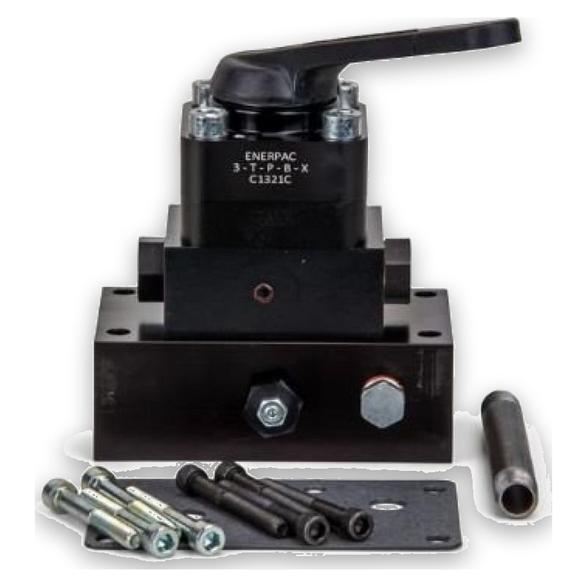 Directional Control Valve, Pump Mounted, Manual, 3-way 3-position, Tandem Center, Locking - Enerpac VM33L