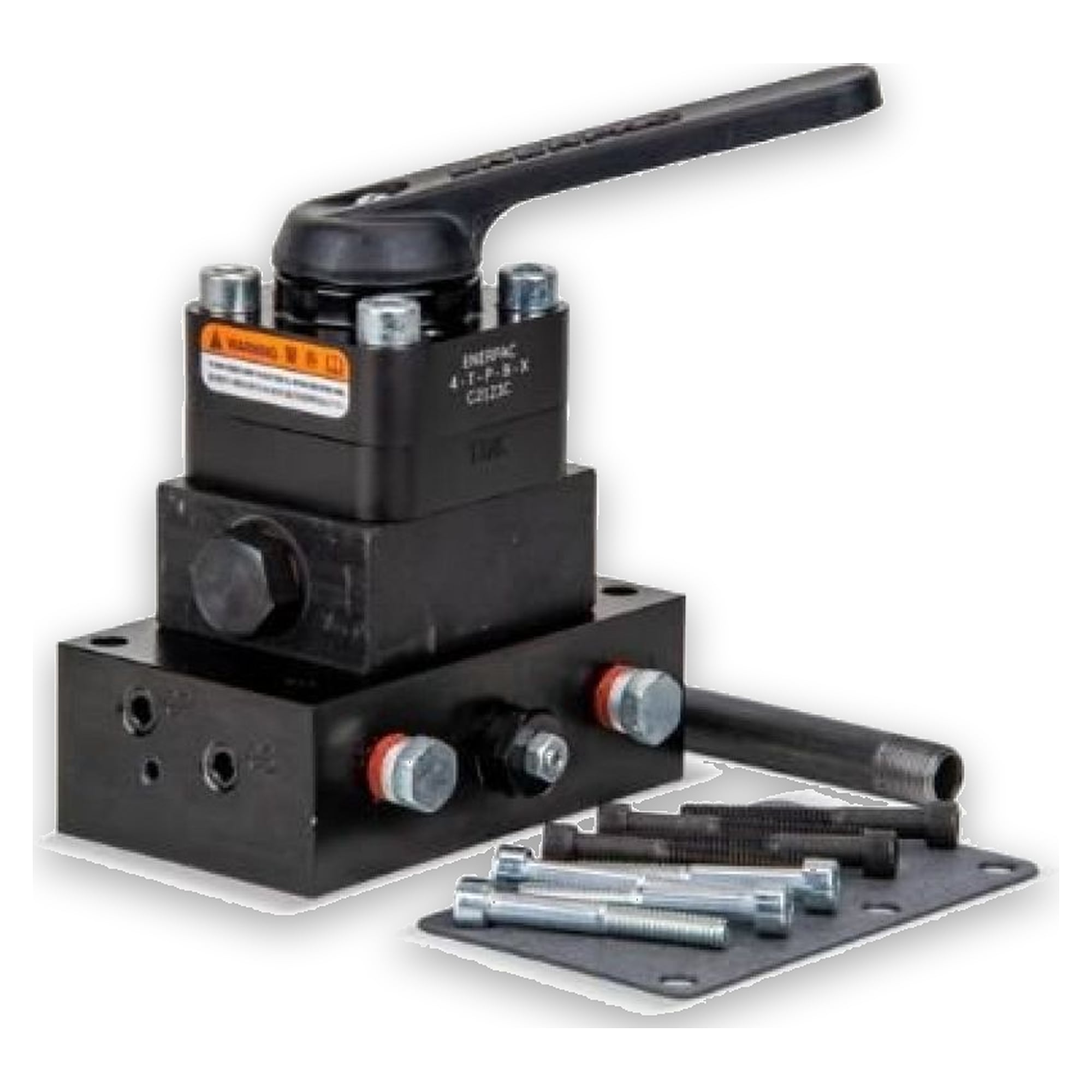 Directional Control Valve, Pump Mounted, Manual, 4-way 3-position, Tandem Center, Locking - Enerpac VM43L