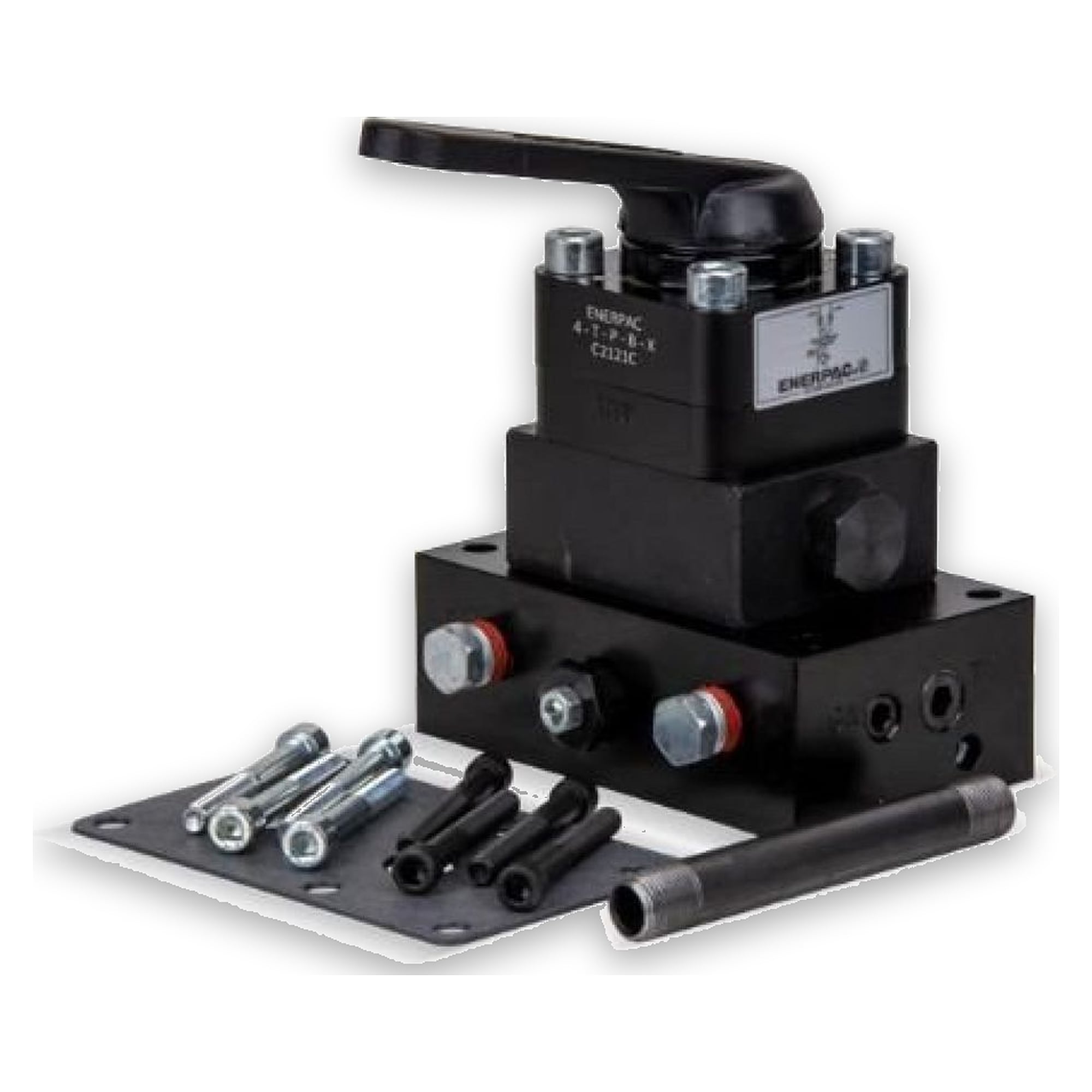 Wegeventil, Pumpenmontage, handbetätigt, 4/3-Wege Mittelstellung, verriegelbar - Enerpac VM43L