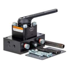 Enerpac VM43, Wegeventile für die Pumpenmontage, Handbetätigt, 4/3-Wegeventil Offene Mittelstellung