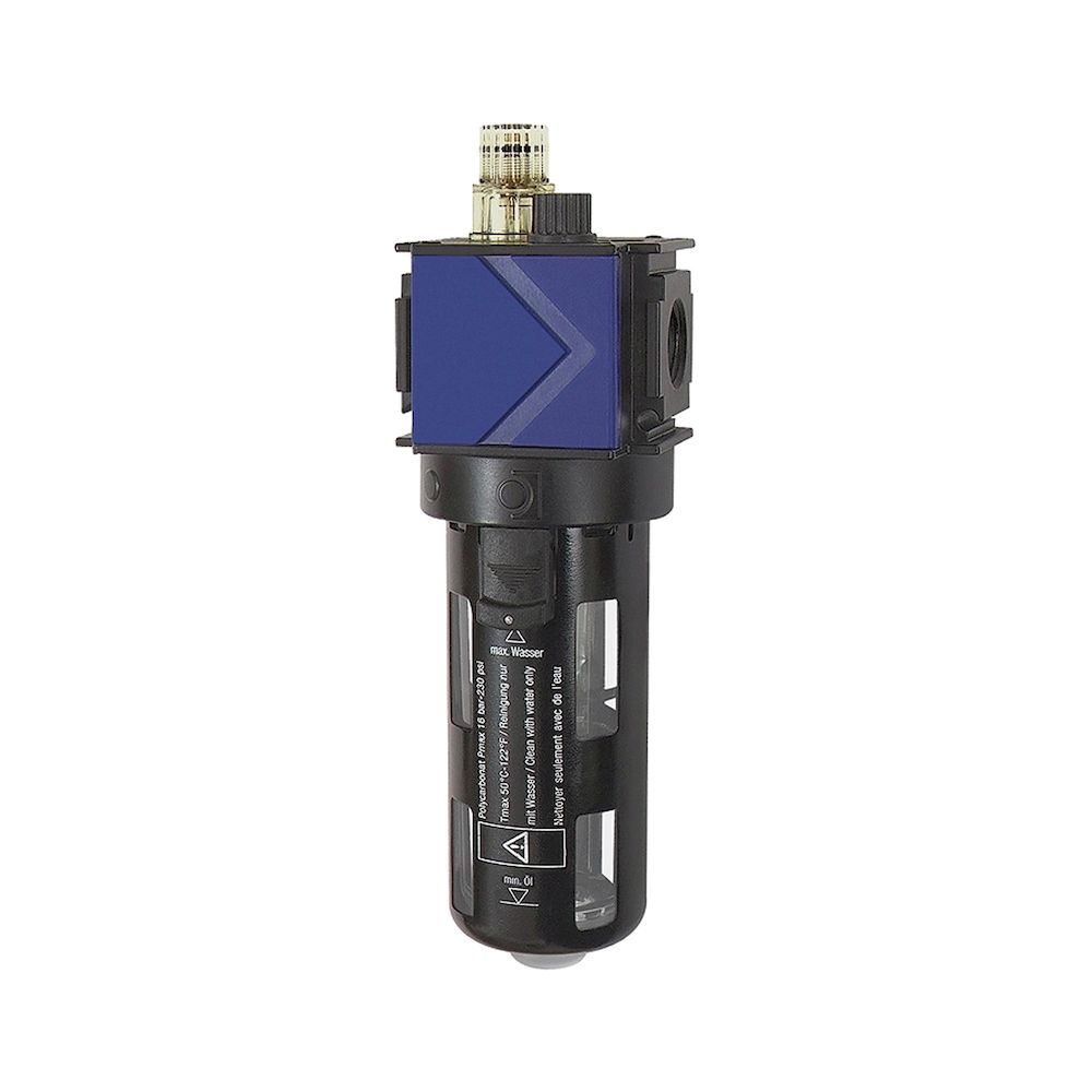 Riegler 124816.Mist oiler »variobloc«, PC container, Protec. cage, Size 1, G 1/4