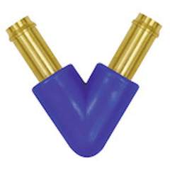 Riegler 133416.V hose connection supports, for hose I.D. 3 mm, brass and POM