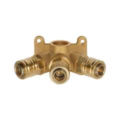 Riegler 107272.Distributor for wall mounting, quick-connect couplings I.D. 7.2