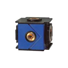 Riegler 100722.Distributor »variobloc«, Size 1, G 1/4, with 4 outlets