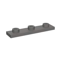 Stauff 1120000254. Weld Plate Heavy Twin Series Size 4S-D Carbon Steel, Untreated DIN 3015