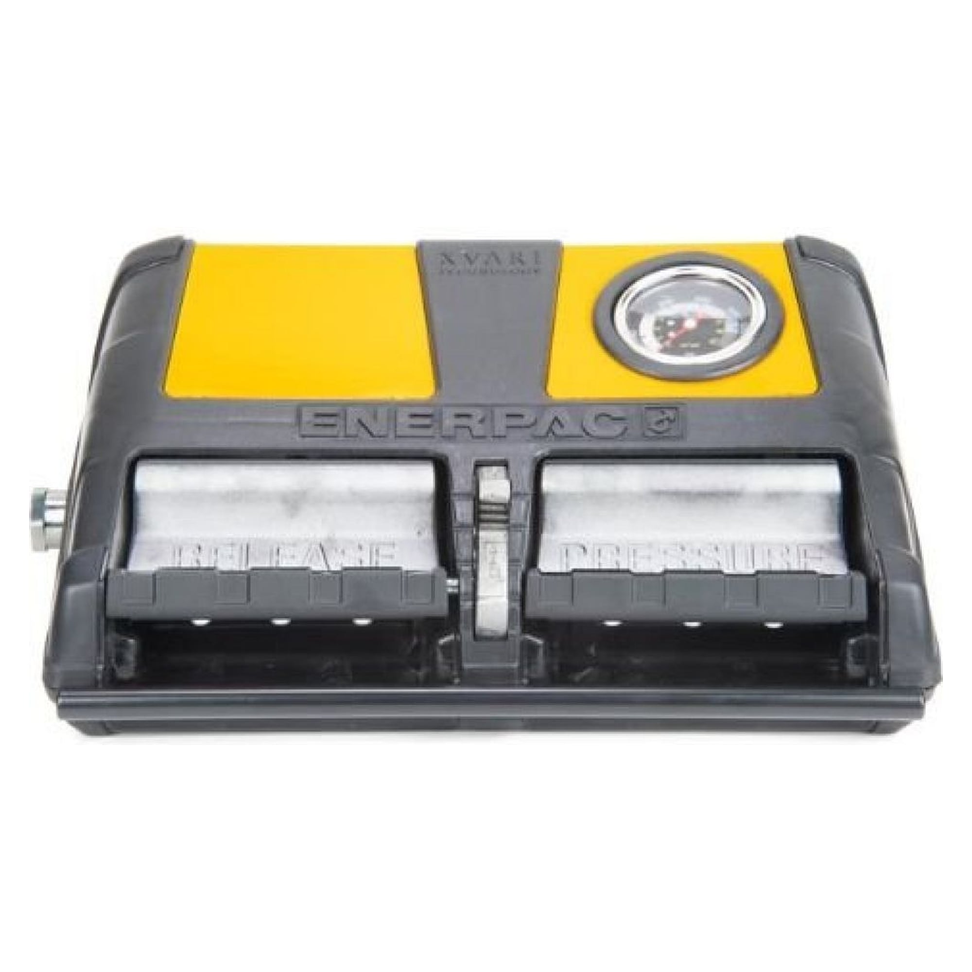 Lufthydraulische Fußpumpe, 3/3 Ventil, 1 L, Manometer - Enerpac XA11G