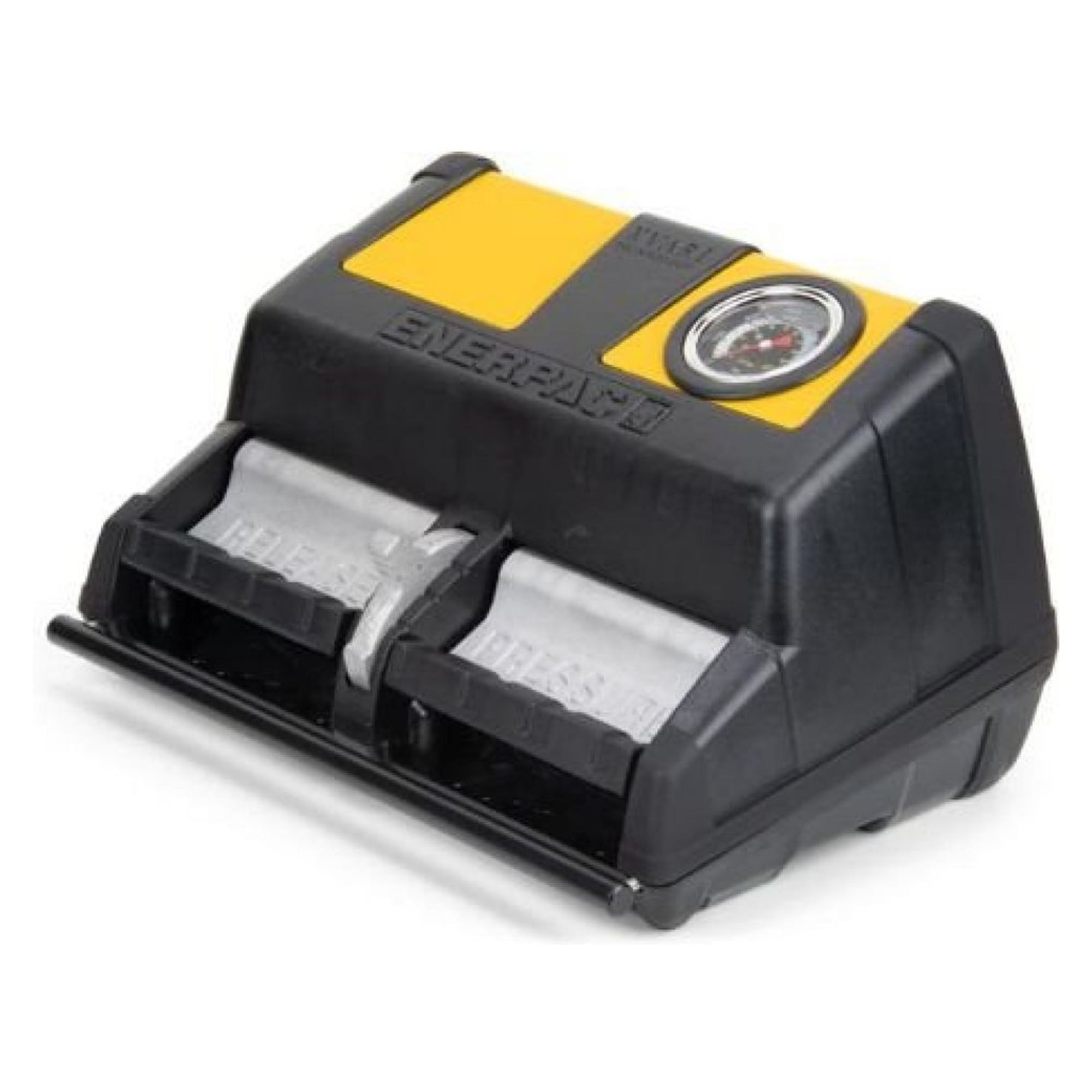 Air Driven Hydraulic Foot Pump, 3/3 Valve, 2 L, Pressure Gauge - Enerpac XA12G