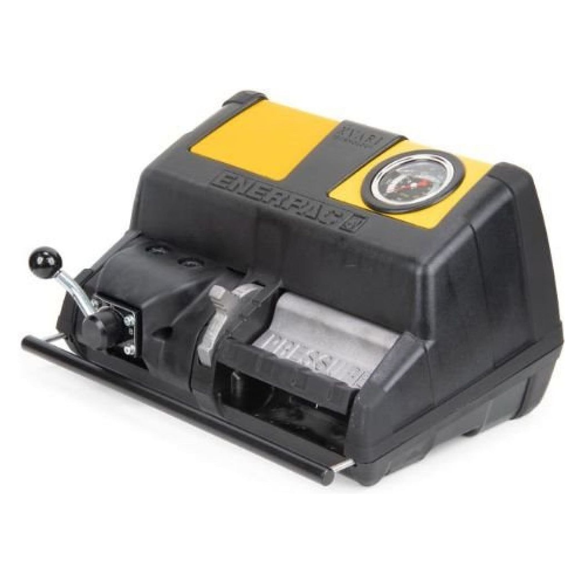 Air Driven Hydraulic Foot Pump, 4/3 Valve, 2 L, Pressure Gauge - Enerpac XA12VG