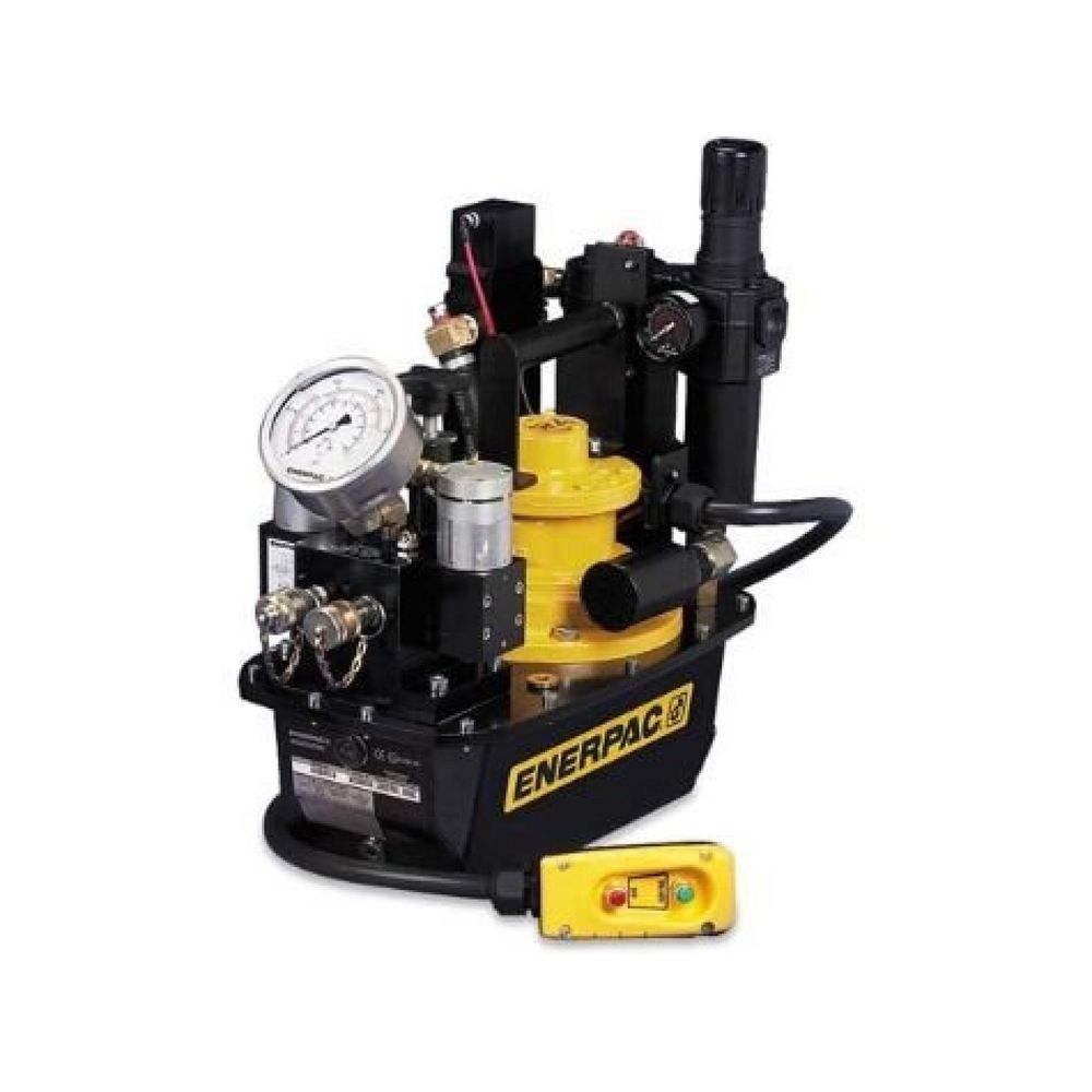 Enerpac ZA4208TX-Q, Zweistufig, Luftbetriebene Verschraubungspumpen, 6,6 liters Nutzbares Ölvolumen, für drehmomentschlüssel S, W, RSL, DSX und HMT Serie