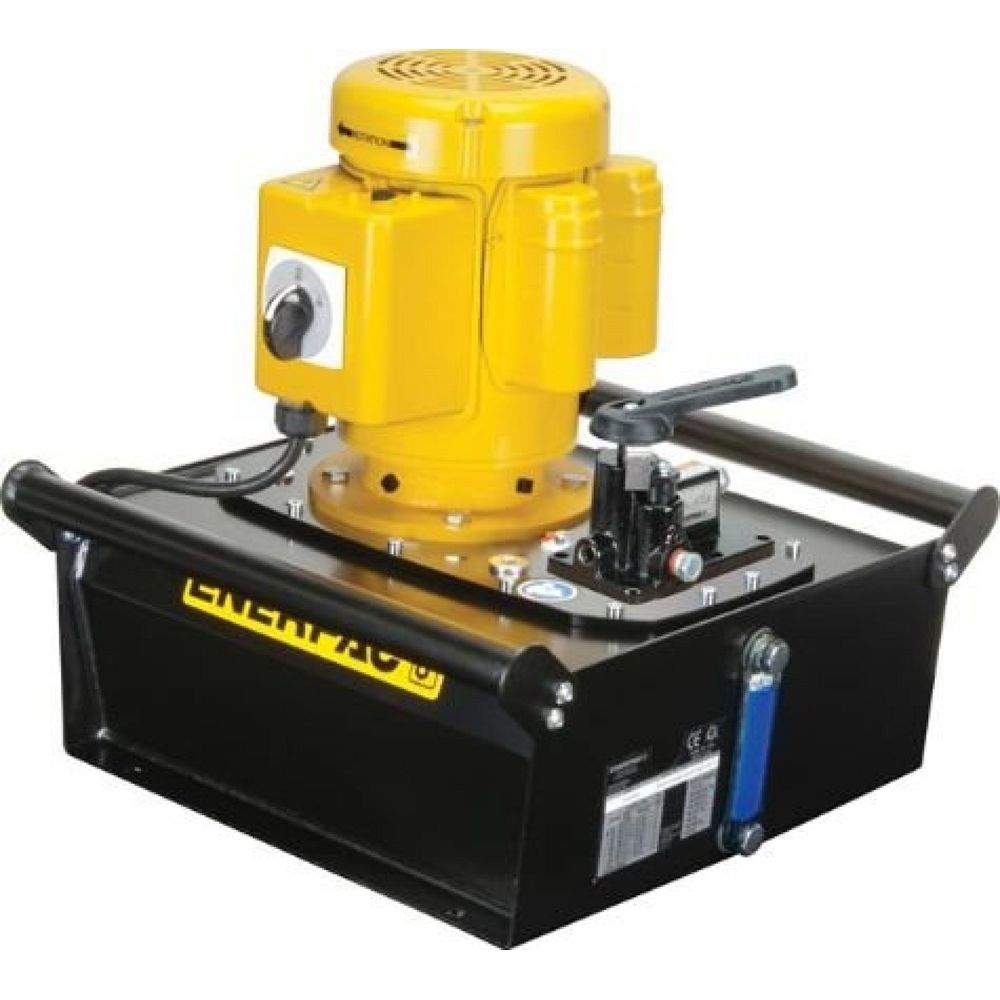 Enerpac ZE4208LW, Hydraulische Elektropumpen, 3/2 Handventil, Schaltkasten und LCD, 8,0 liters Nutzbares Ölvolumen, 0,82 l/min Fördervolumen bei 700 bar, 380-415V