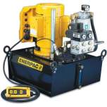 Enerpac ZE3410SW, Hydraulische Elektropumpen, 4/3 Elektromagnetventil, Schaltkasten und LCD, 10,0 liters Nutzbares Ölvolumen, 0,55 l/min Fördervolumen bei 700 bar, 380-415V