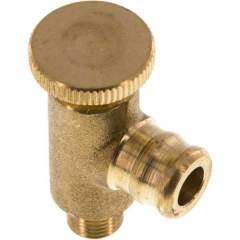 AB 18 Ablassventil / Entlüftungsventil mit Tülle, G 1/8", PN25