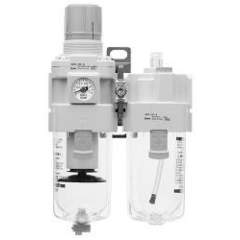 SMC AC30-F03-V-B. AC20-B to AC60-B, Modular Type, Air Filter + Regulator + Lubricator