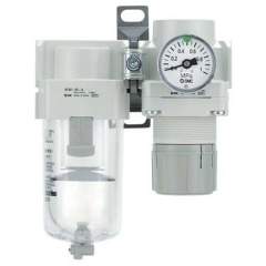 SMC AC40B-F03G-S-R-A. AC10B-40B-A (FRL), Modular Type, Air Filter + Regulator