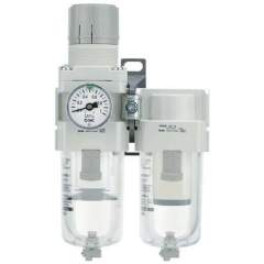 SMC AC40D-F06CG-R-A. AC20D-40D-A (FRL), Modular Type, Filter Regulator + Mist Separator