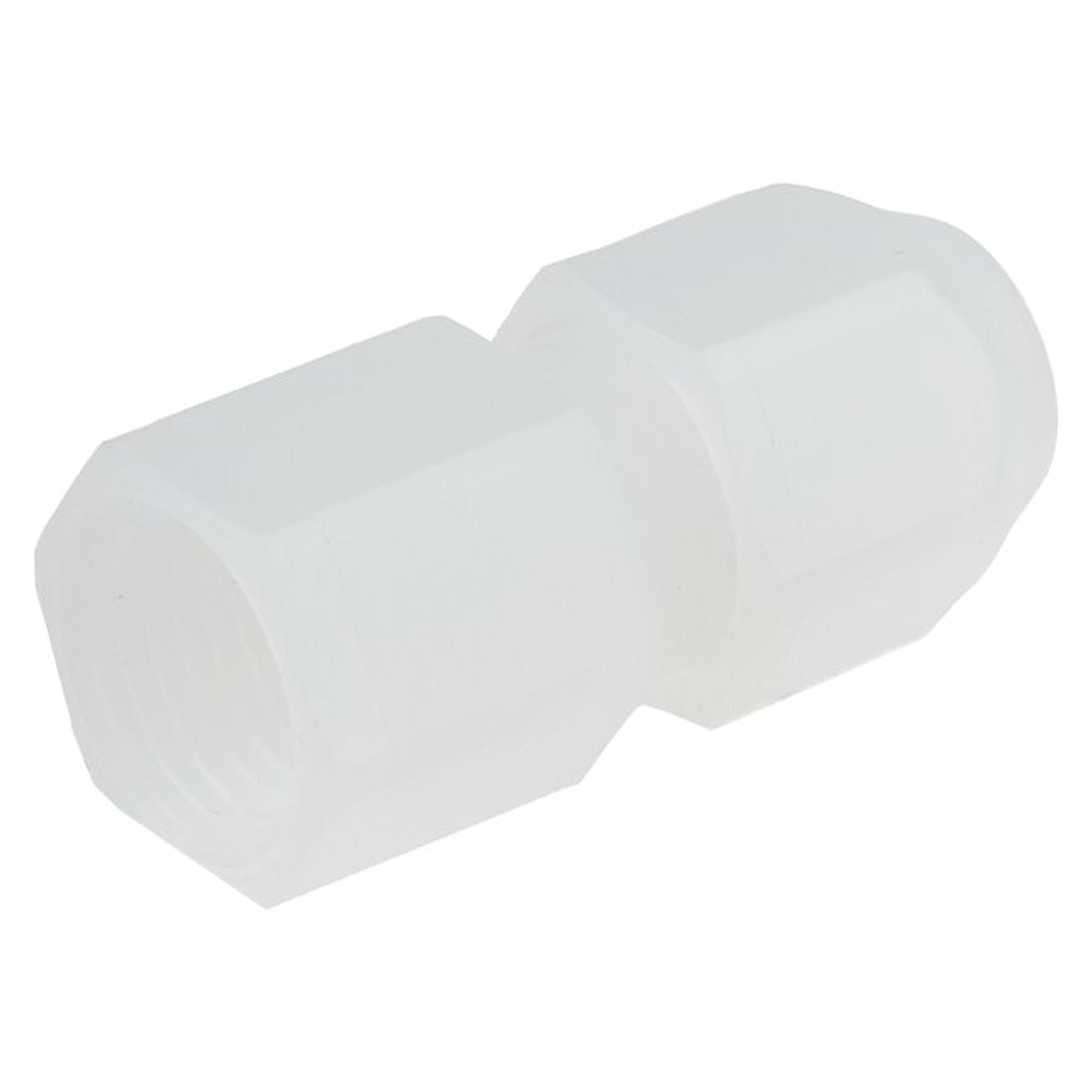 Tube fitting, female thread G 1/2", tube 10x8 mm, PVDF, temperature range from -20 °C to +120 °C