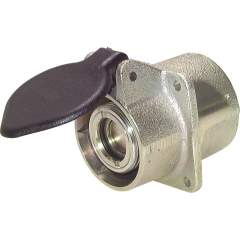 Hydraulik-Abreißkupplung, Festhälfte, 15 L (M22x1,5)