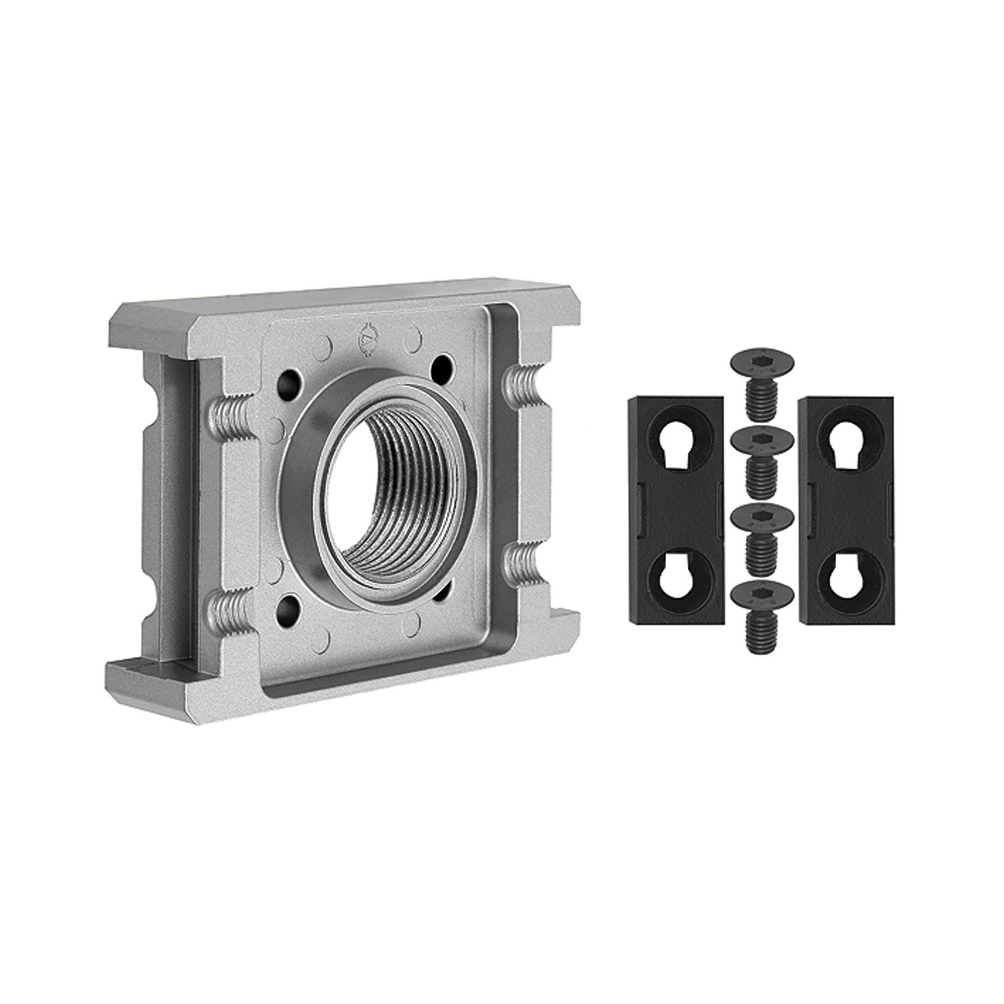 Anschlussplatte, für Kugelhahn 3/2-Wege »multifix«, BG 5, G 1 - Riegler 100616