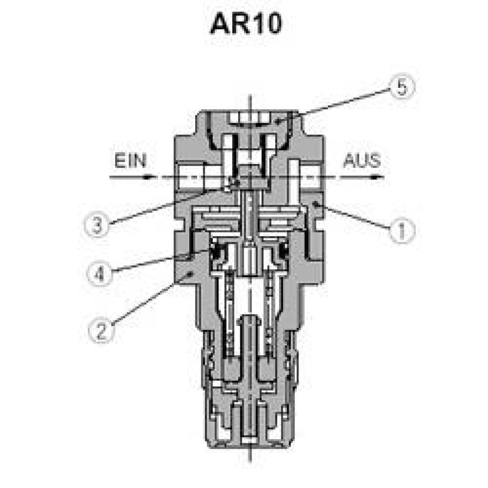 SMC AQ5000-06. Conexión roscada - AQ