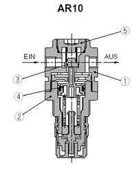 SMC AQ5000-06. Threaded Port - AQ