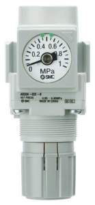 SMC AR25K-F02-1-B. AR-B, Regulator & Regulator w/Backflow Function