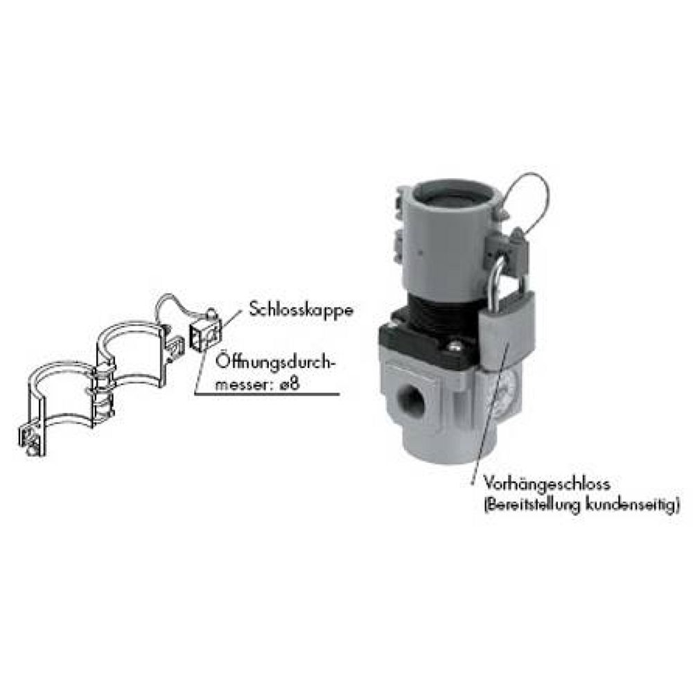 SMC AR40P-580AS. Drehknopfabdeckung