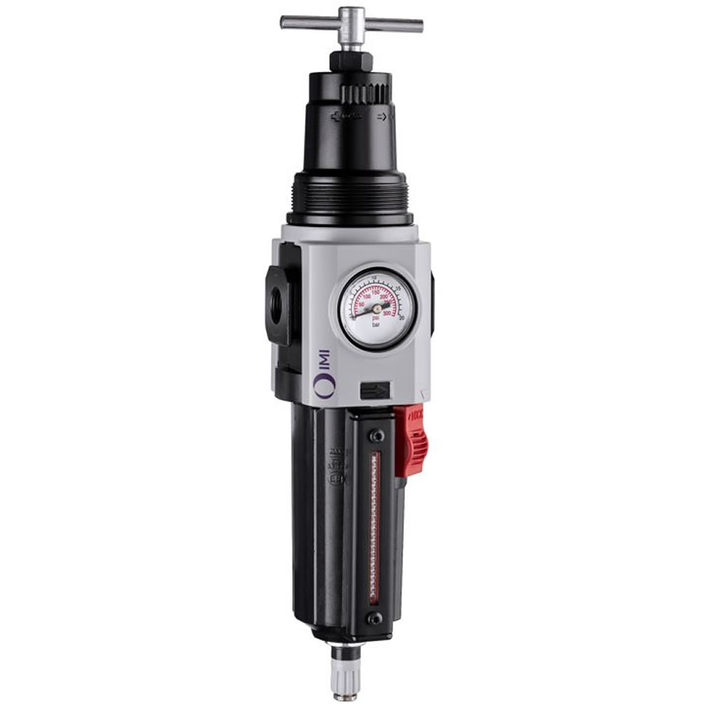 Excelon Plus filter/regulator, 3/4 NPT, 5 µm, 0.7-17 bar, automatic drain - Norgren B84G-6AT-AD1-RSG