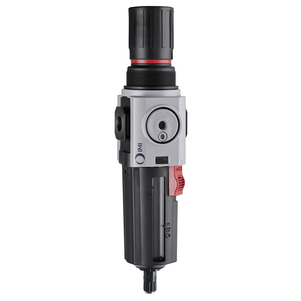 Filterregler Excelon Plus, G3/4, 5 µm, 0,3-4 bar, Ablass automatisch - Norgren B84G-6GK-AP1-RFN