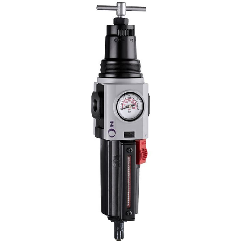 Filterregler Excelon Plus, G3/8, 40 µm, 0,3-10 bar, Ablass automatisch - Norgren B84G-3GT-AD3-RMG