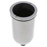 BDF 33 M Standard Metallbehälter ohne Sichtrohr f. Filter, Standard 3-9