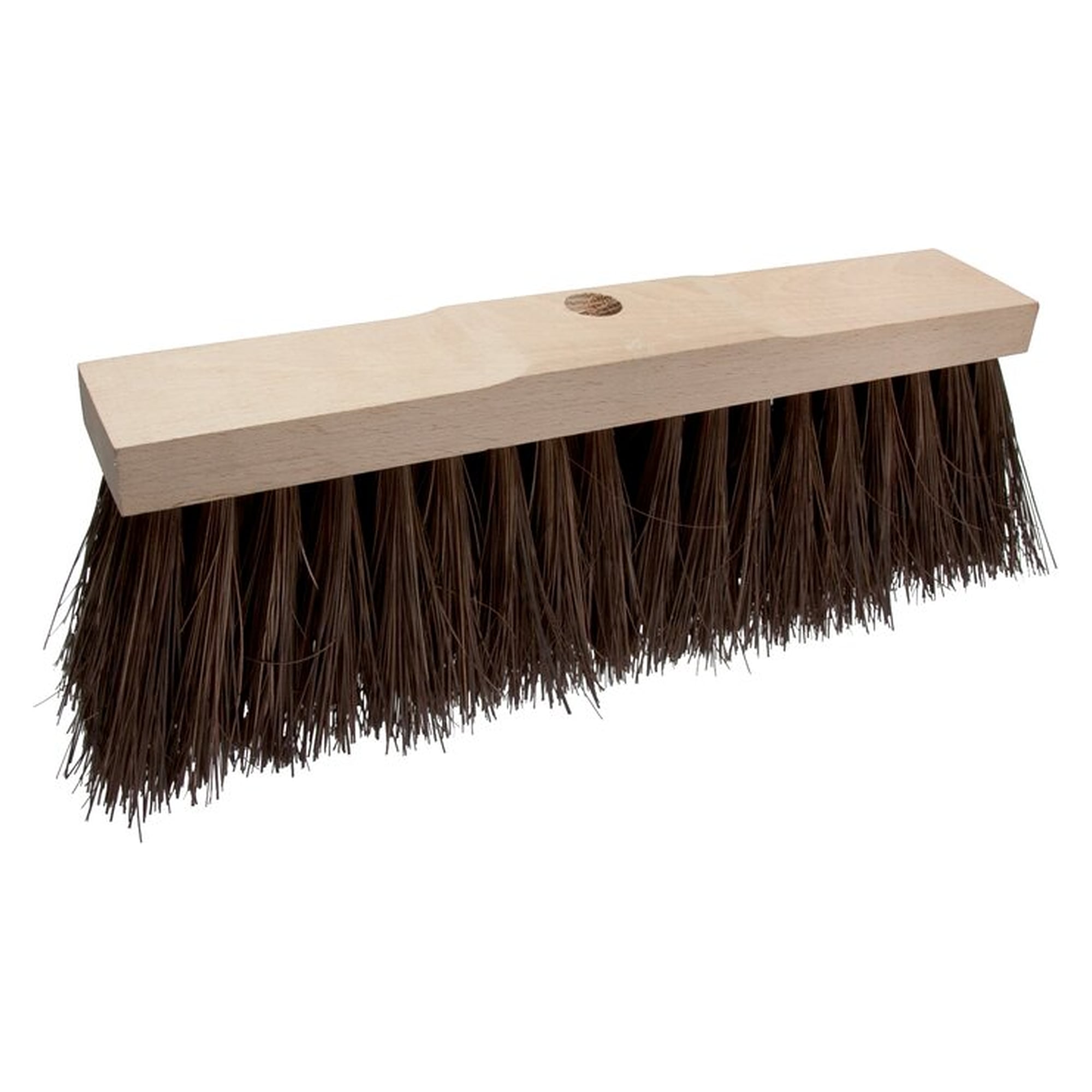 Street broom with handle hole 24 mm for coarse dirt, width 400 mm