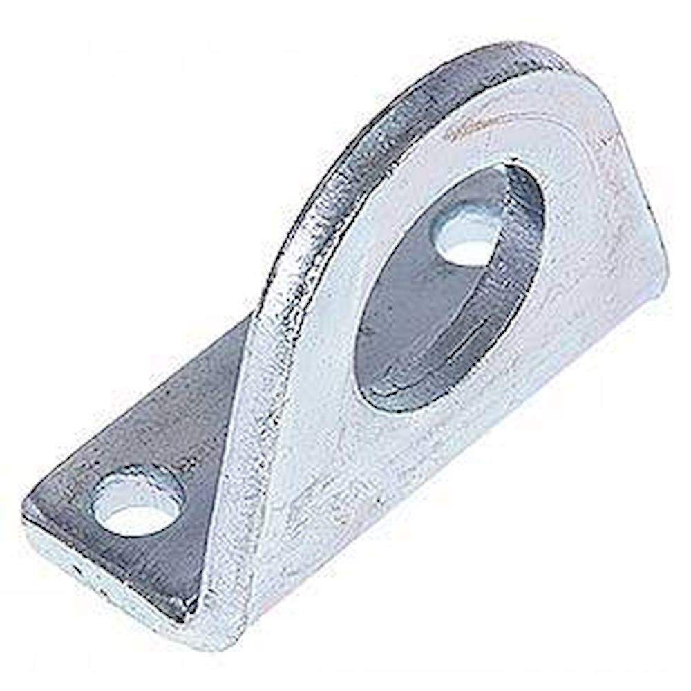 foot bracket for 20 & 25mm ISO 6432 cylinder, Zinc plated steel