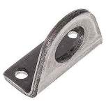 foot bracket for 20 & 25mm ISO 6432 cylinder, 1.4301