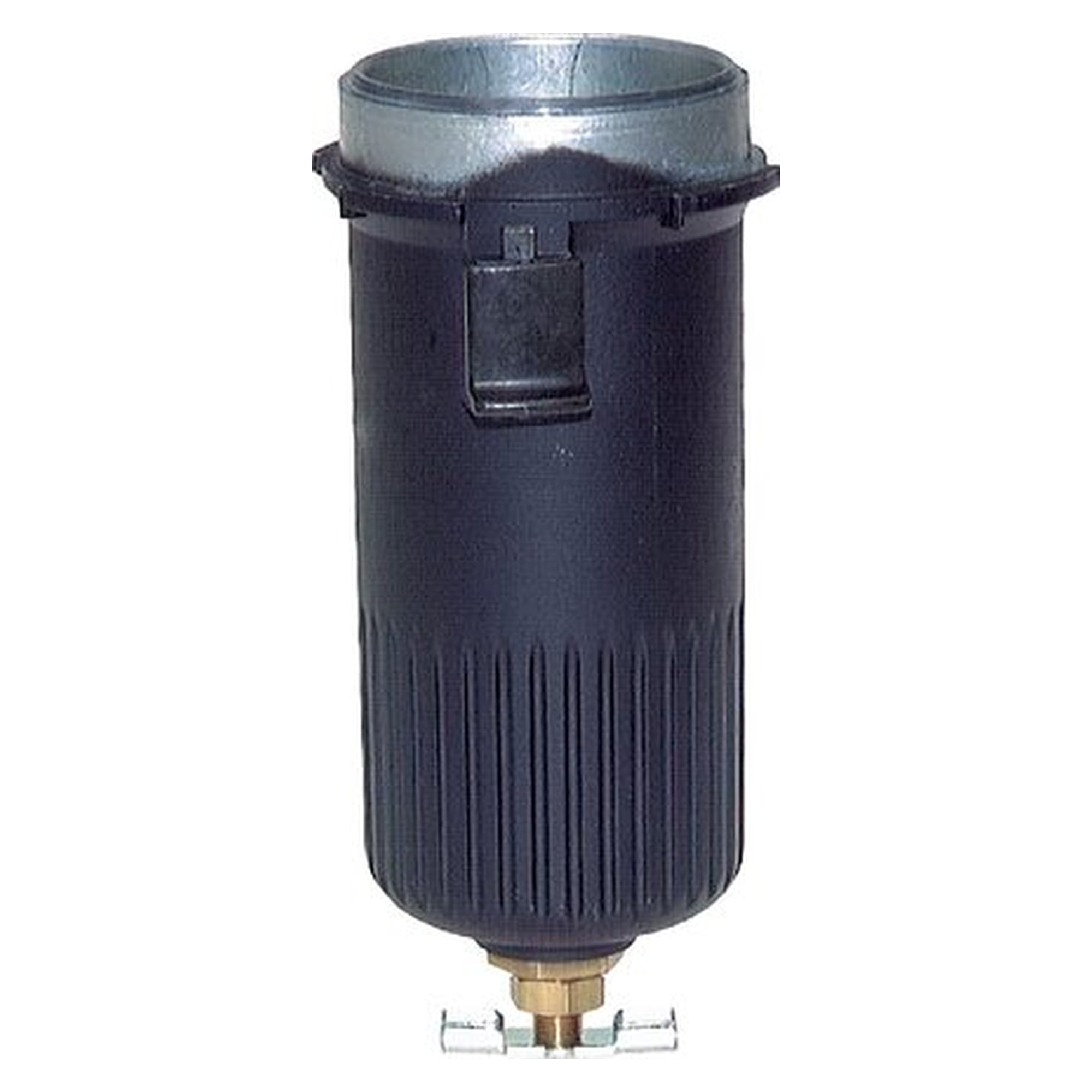 Gerätebehälter, Metallbehälter ohne Sichtrohr, Baureihe 0, Kondensatablass halbautomatisch