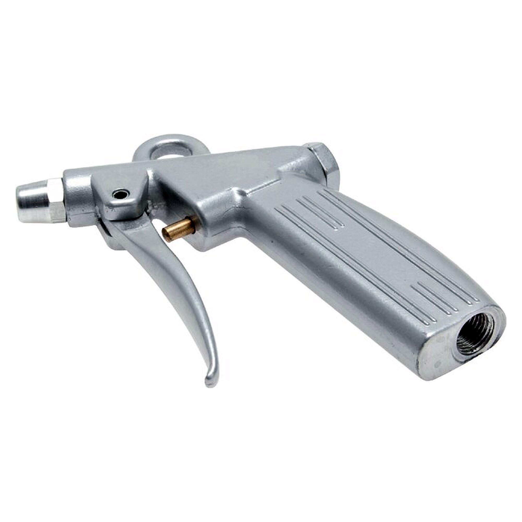 Blow gun with noise reducing nozzle, hose tail 13 (1/2")mm, aluminium with plastic coating