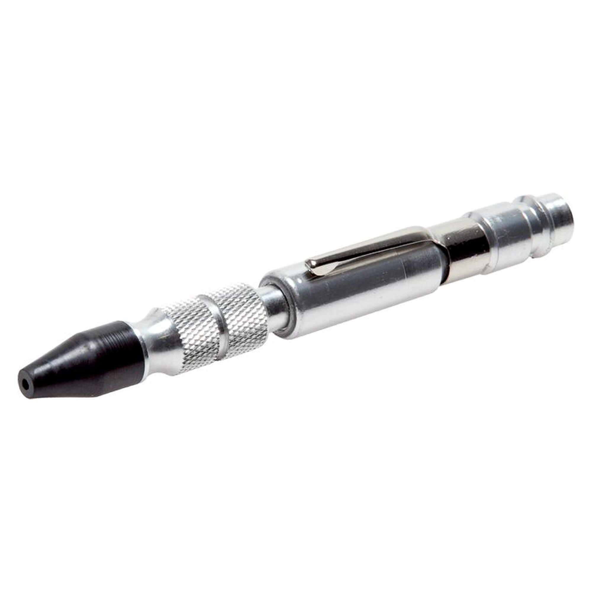 Blow-out pin with coupling plug NW 7.2, aluminium anodised, length 116 mm