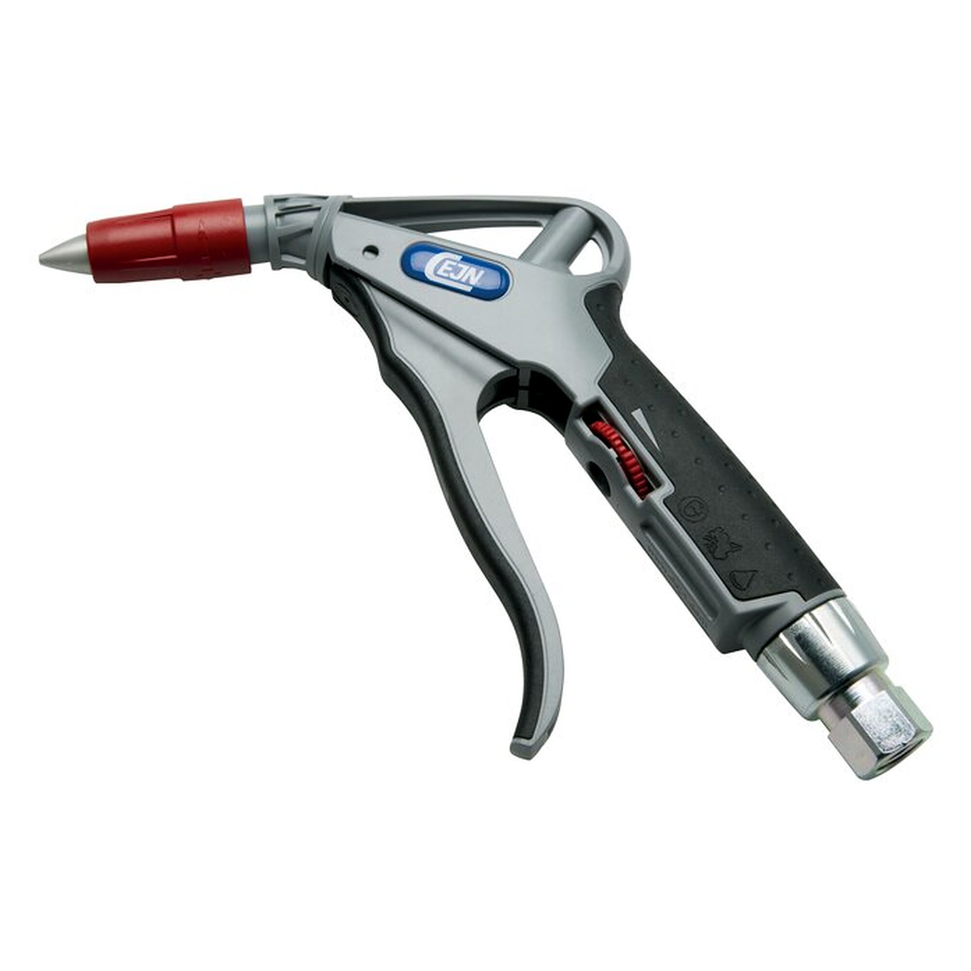 Blow gun MultiFLOW, female thread G 1/4", 1200 l/min of air, max. 16 bar, POM and aluminium body