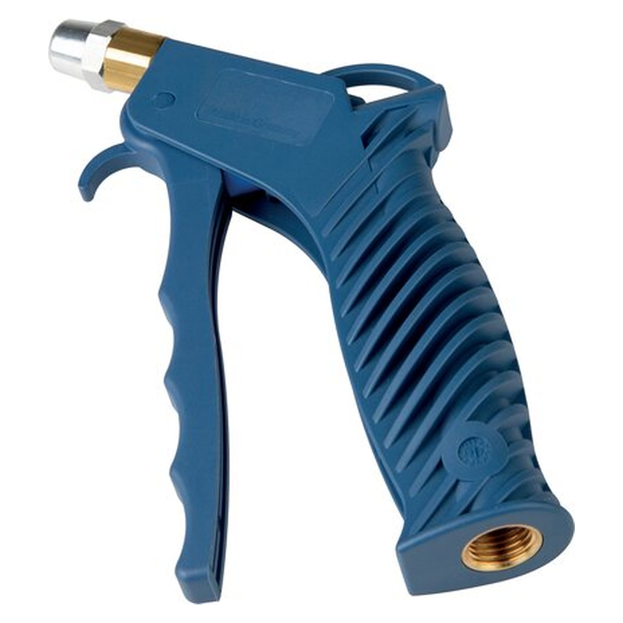 Plastic blow gun, with noise reducing nozzle, polyamide, type of connection coupling plug