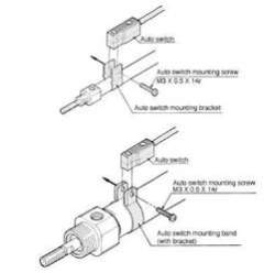 SMC BM2-032. BM2, Band Mounting