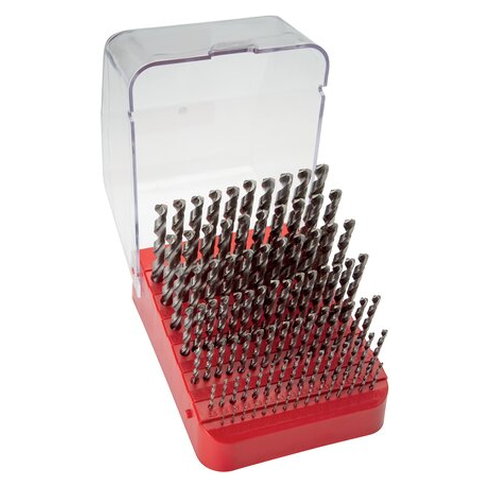 Twist drill bit DIN 338 type N, HSS-G, set of 91, diameter range 1 - 10 mm in 0.1 mm steps