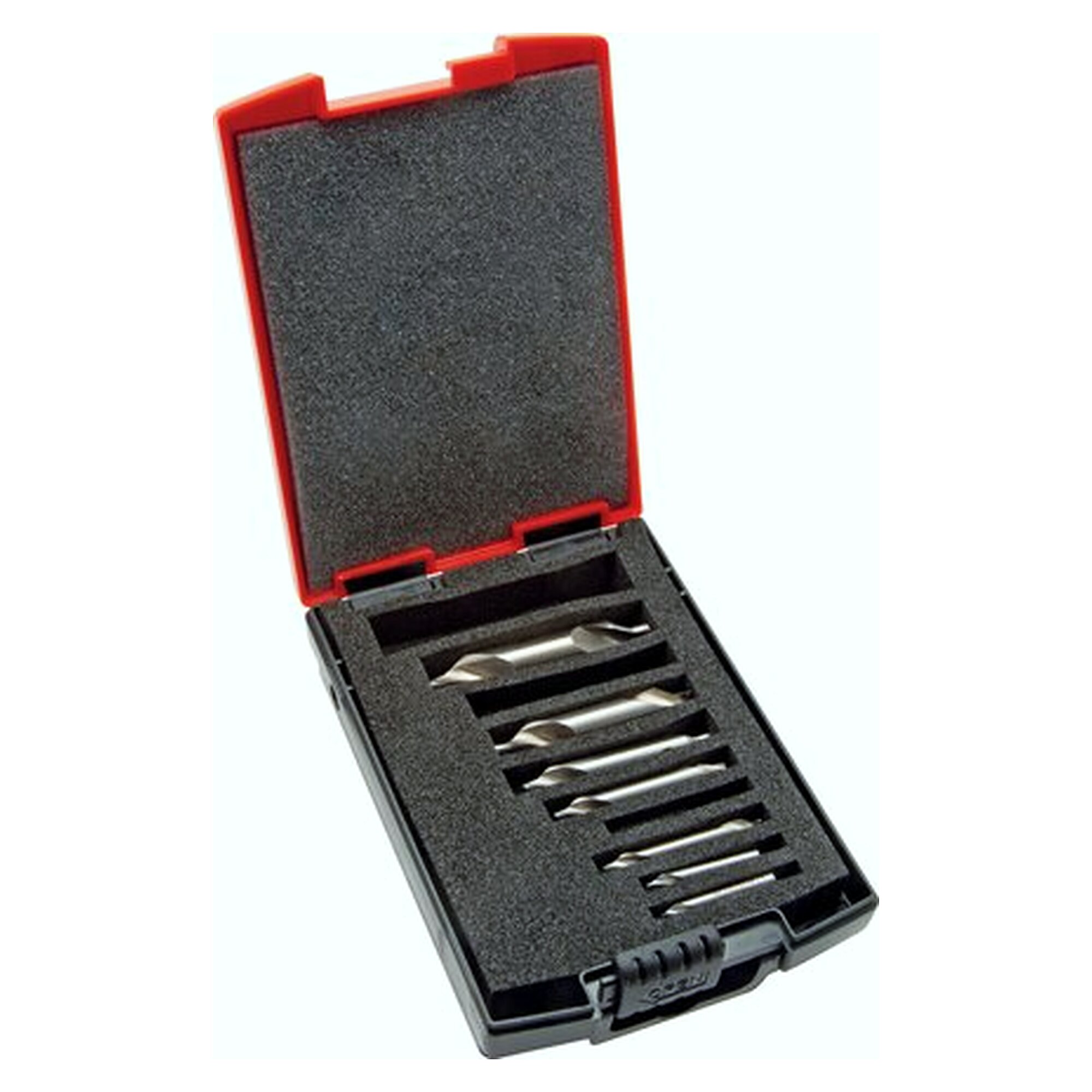 HSS-Co Zentrierbohrer DIN 333 Set, 6-tlg., HSS-G Co 5, Durchmesser 1 - 1,6 - 2 - 2,5 - 3,15 - 4 mm