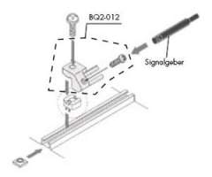 SMC BQ-2. BQ-2, Rail Mounting, Spacer (ø32 to ø160)