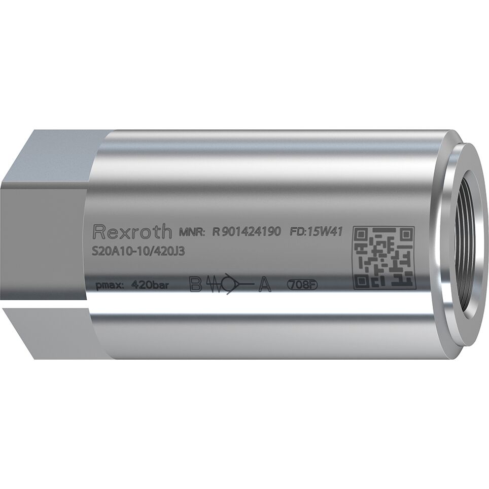 HY-Rückschlagventil S25A05-1X/420J3 - Bosch Rexroth R901454079