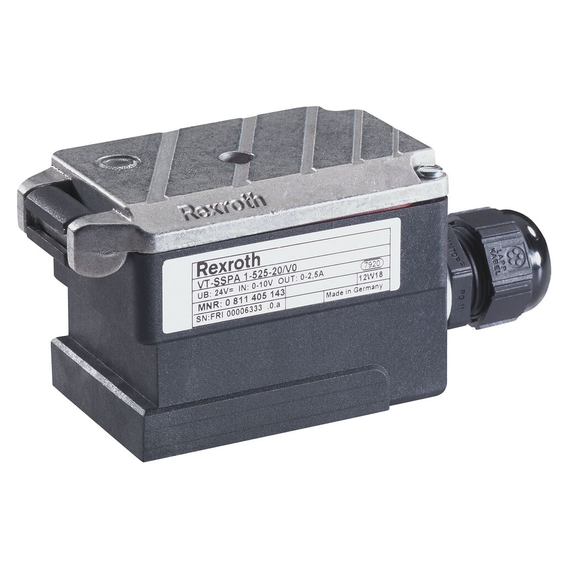 Valve Amplifier VT-SSPA1-525-2X/V0/0 - Bosch Rexroth 0811405143