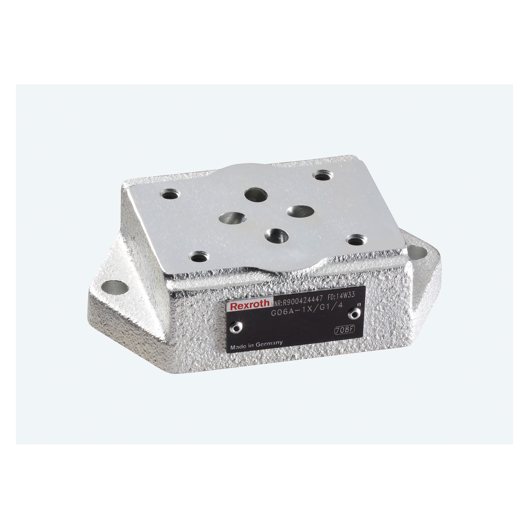 Anschlussplatte G06A4-1X/G1/4-L - Bosch Rexroth R900424447