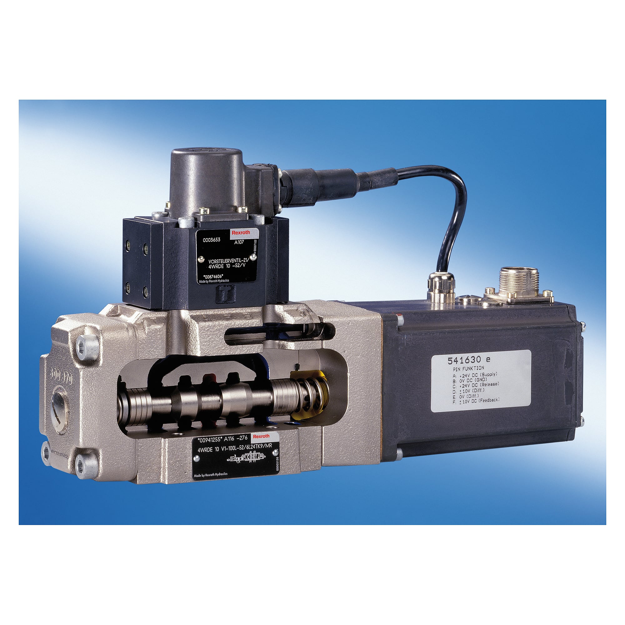 Prop-Wegeventil 4WRDE16W200L-6X/MXYWG/24A5-A92 - Bosch Rexroth R901572803