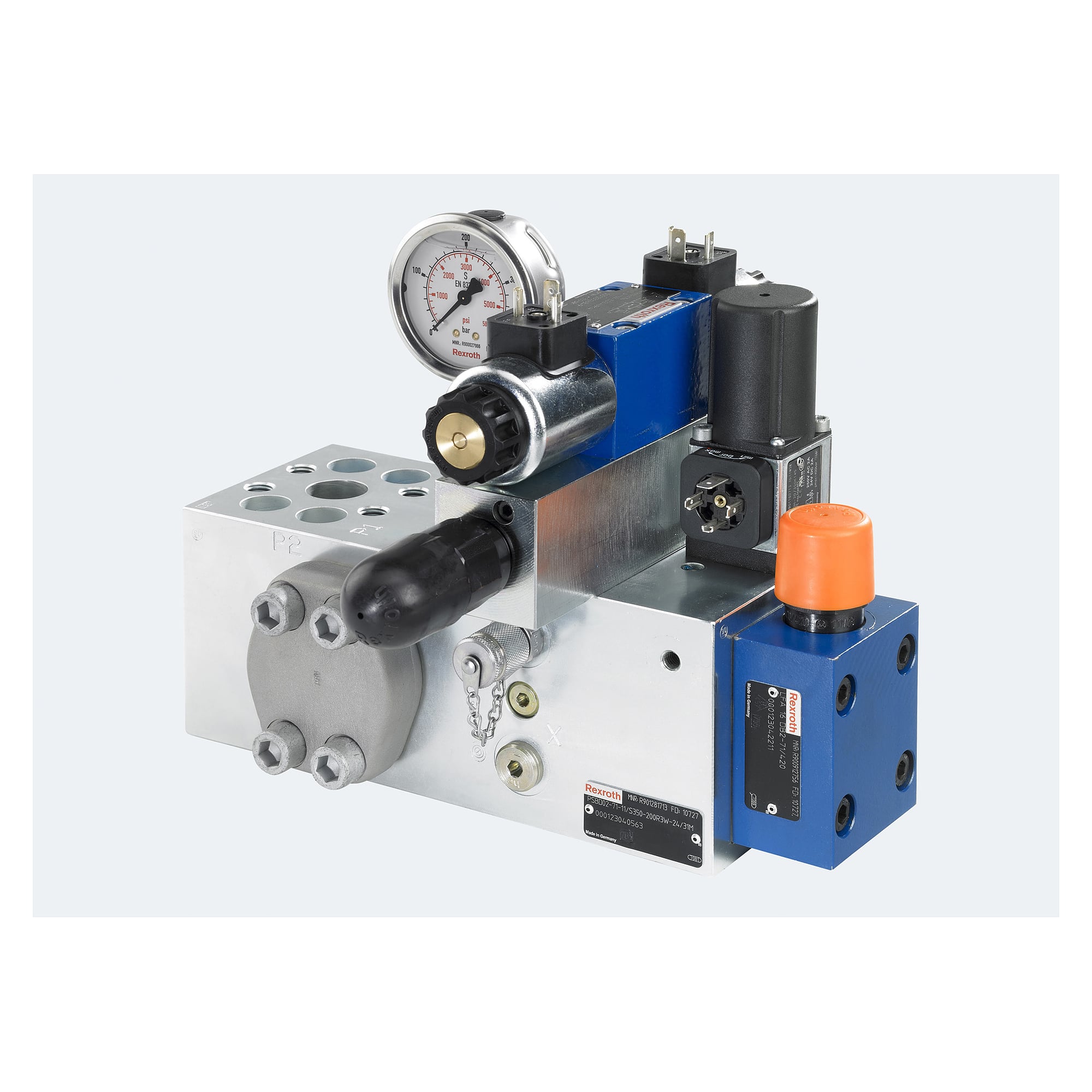 Pumpensteuerblock PSBD02-355-1X/S350-RW-24/31V - Bosch Rexroth R901388921